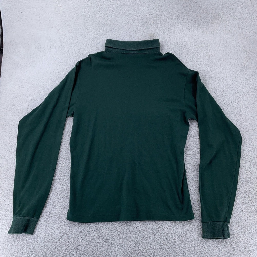 Vintage Woolrich Turtleneck Pullover FITS Small Green Pullover Shirt Sweater 90s